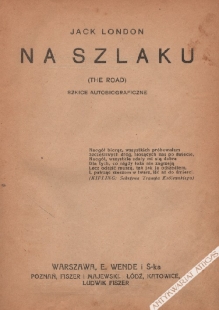 Na szlaku (The Road). Szkice autobiograficzne