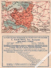 [karta reklamowa, lata 1930-te] C. Hartwig S.A. Poznań