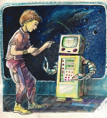 [rysunek, 1982] [Robot]