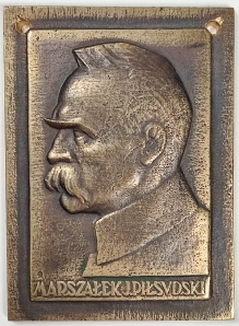 [plakieta, lata 1930-te]  [Marszałek J. Piłsudski]