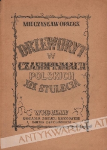 Drzeworyt w czasopismach polskich XIX stulecia