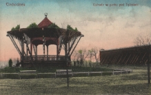[pocztówka, ok. 1910] Ciechocinek. Estrada w parku pod Tężniami