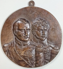 [medalion, XIX w.-pocz. XX w.] Napoleon Bonaparte i Książę Józef Poniatowski