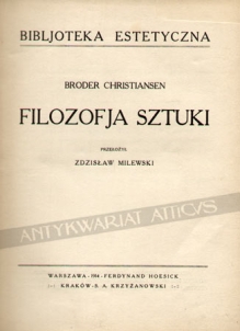 Filozofja sztuki