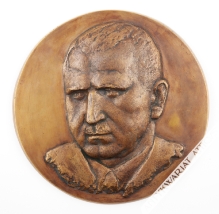 [medalion, 1992 r.] Prezydent Warszawy w latach 1934-1939 - Stefan Starzyński