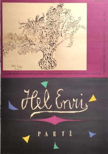 [plakat, 1958] Hel Enri Paryż, Kordegarda maj 1958 [wystawa]