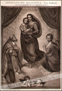 [rycina, 1903] Sixtinische Madonna. Von Raffael