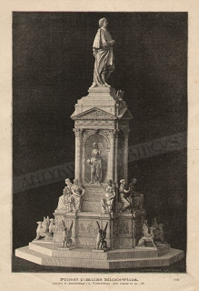 [rycina, 1885] Projekt pomnika Mickiewicza