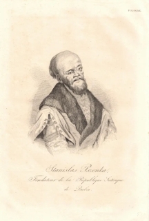 [rycina, 1846] Stanislas Pszonka. Fondateur de la Republique Satirique de Babin [Stanisław Pszonka]