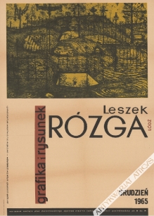 [plakat, 1965] Leszek Rózga. Grafika i rysunek. [wystawa w Zachęcie, 1965]