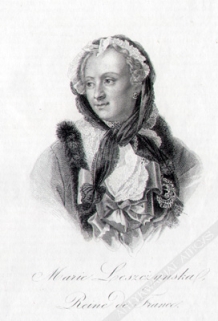 [rycina, 1836-1837]Marie Leszczynska, Reine de France.[Maria Leszczyńska]