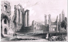 [rycina, ok. 1840] Abbey of Arbroath [Opactwo w Arbroath, Szkocja]