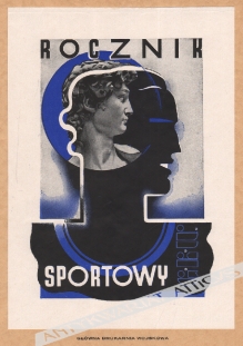 [druk reklamowy, 1935] Rocznik Sportowy [okładka]