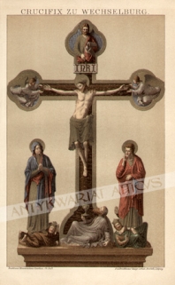 [rycina, 1898] Crucifix zu Wechselburg [krucyfiks z Wekselburga]
