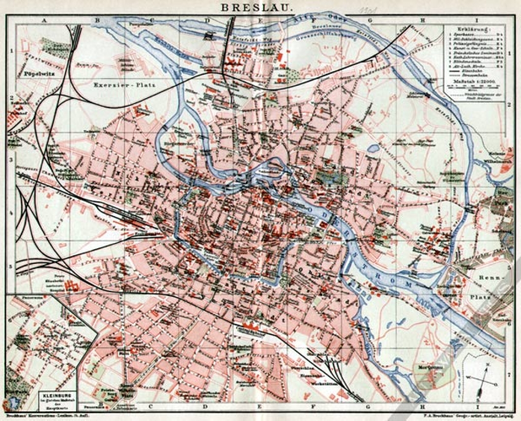 [plan miasta, 1901] Breslau [Wrocław]