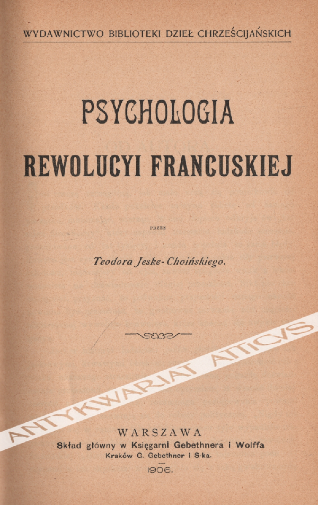 Psychologia rewolucyi francuskiej