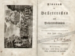 Almanach der Belletristen und Belletristinnen fürs Jahr 1782