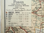 [mapa, przed 1918] Neue Verkehrskarte der Provinz Posen [Prowincja Poznańska]