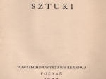 Katalog Działu Sztuki. Powszechna Wystawa Krajowa Poznań 1929. [układ graficzny St. Ostoja-Chrostowski]