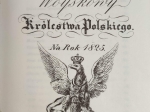 Rocznik Woyskowy Królestwa Polskiego na Rok 1825 [reprint]